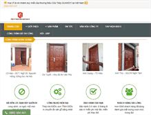 Tablet Screenshot of cuathepvietnam.com